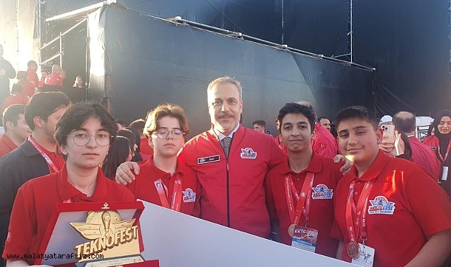 Malatyalı öğrenciler Teknofest 2025 Kıbrıs Finalleri'nden Türkiye Şampiyonu olarak döndü