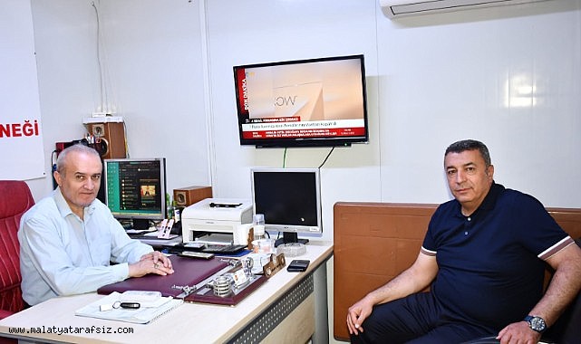 Başkanı Özcan, Anadolu Basın Birliği Malatya Şubesine Ziyaret