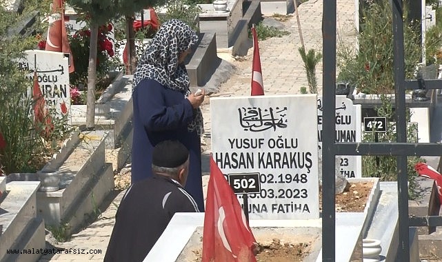 Malatya'da depremzedelerin hüzünlü bayramı