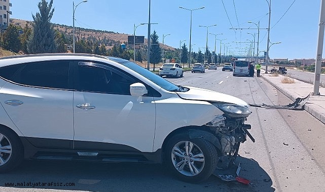 Malatya'da iki ayrı trafik kazasında 2 kişi yaralandı