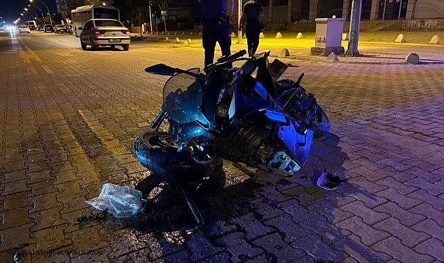 Malatya'da otomobil ile motosiklet çarpıştı: 1 yaralı