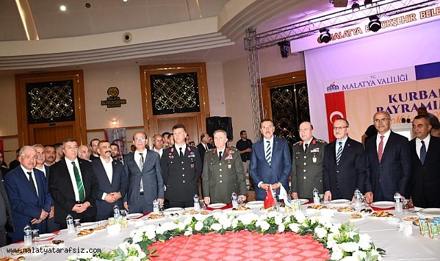 Malatya'da Resmi Bayramlaşma töreni yapıldı