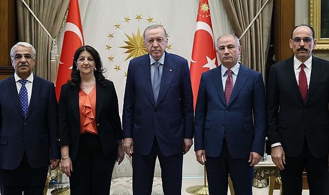 Cumhurbaşkanı Erdoğan, DEM Heyetini kabul etti