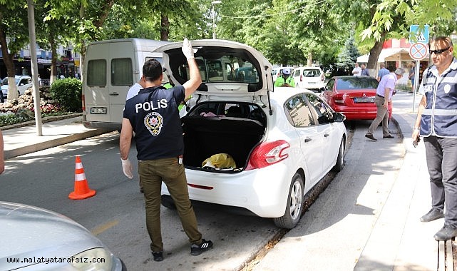 Malatya'da huzur operasyonları sürüyor