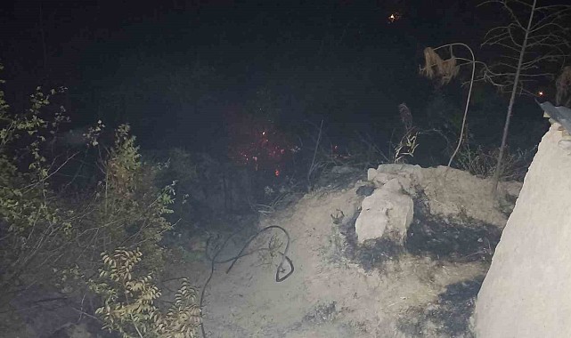 Malatya'da, bahçe yangını korkuttu