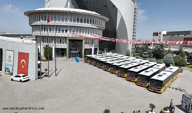 Malatya Büyükşehir Belediyesi otobüs filosunu güçlendirdi