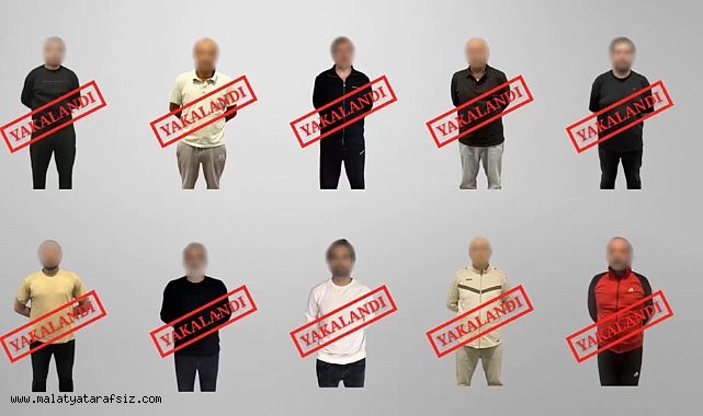 Kırmızı bültenle aranan 9 şüpheli ile ulusal düzeyde aranan 1 kişi yurda getirildi