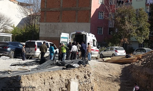 Malatya'da şantiyede iş kazası: 1 yaralı