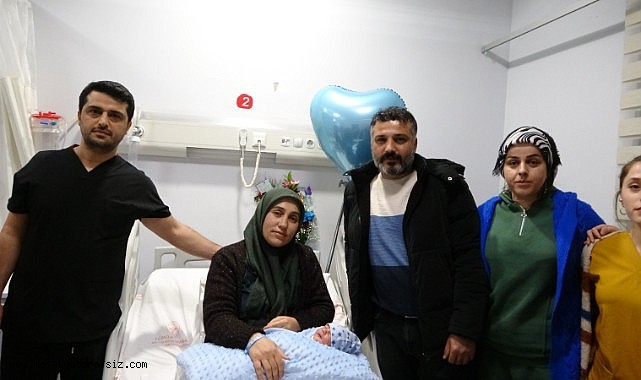 Malatya'da yeni yılın ilk bebeği dünyaya geldi