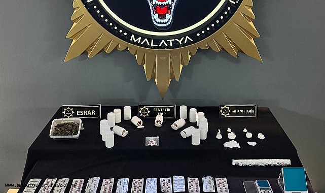 Malatya'da zehir tacirlerine büyük darbe: 13 tutuklama