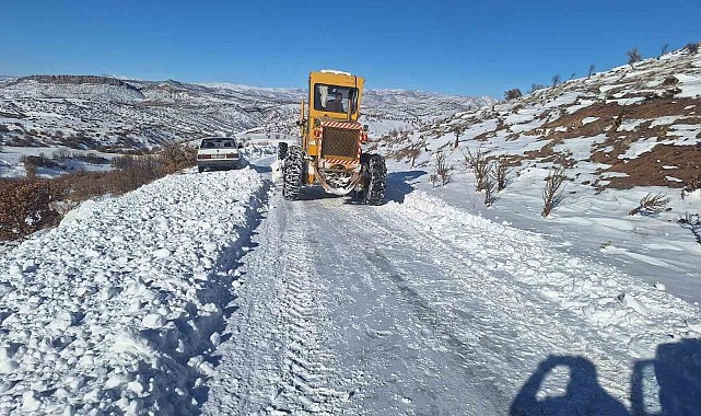 Malatya'da kapanan 117 Mahalle yolu ulaşıma açıldı