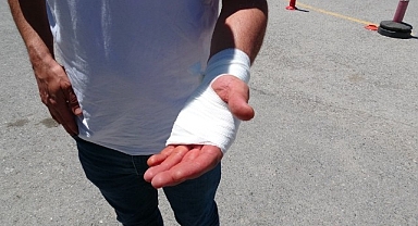 Malatya'da acemi kasaplar hastanelere koştu