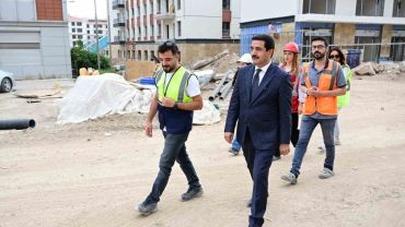 Başkan Taşkın rezerv alınanda incelemede bulundu