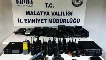 Malatya’da emniyet frekanslarını dinleyen 6 şüpheliye operasyon