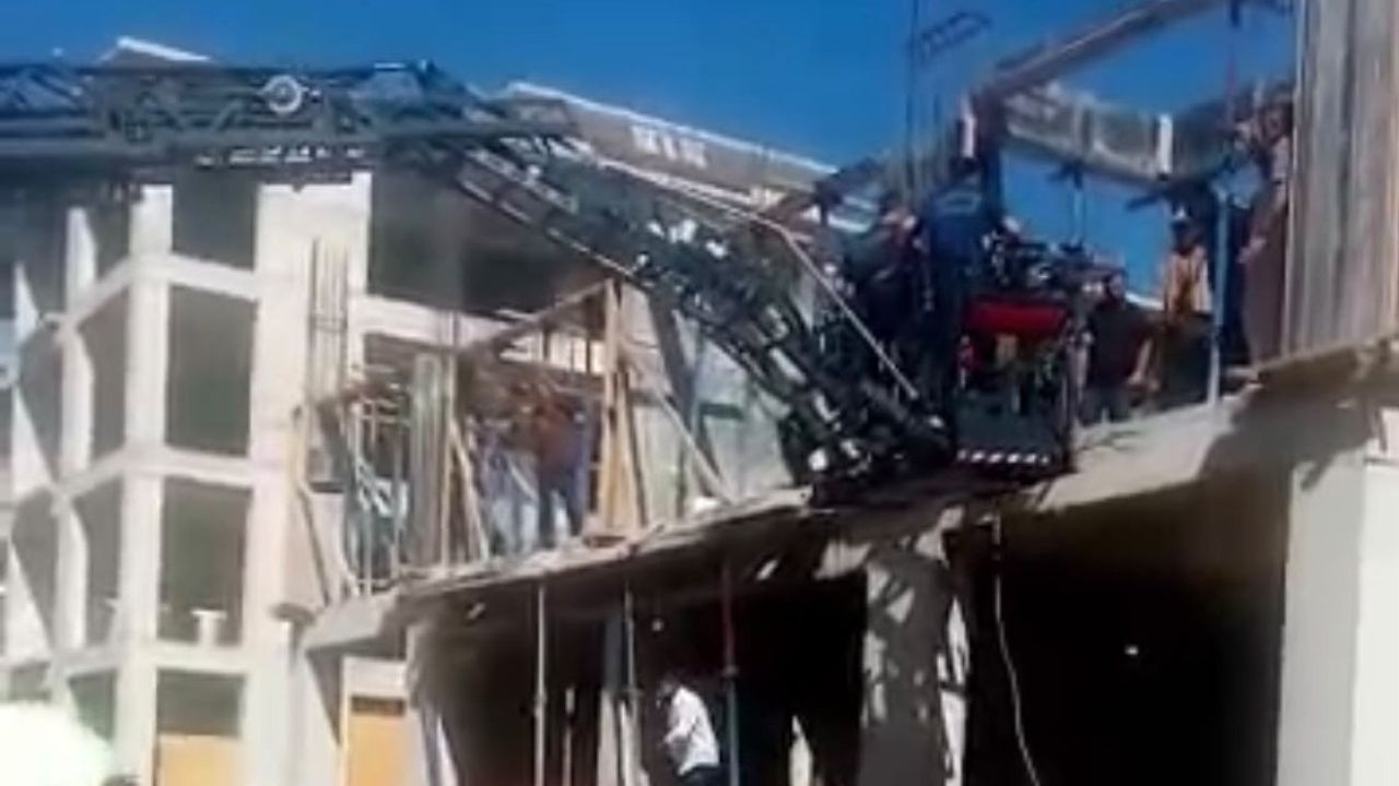 Malatya’da inşaattan düşen işçi yaralandı