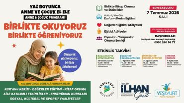 Yeşilyurt’ta "Birlikte Okuyoruz, Birlikte Eğleniyoruz" etkinlikleri başlıyor