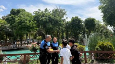 Malatya’da polis ekiplerinden boğulma vakalarına karşı farkındalık çalışması
