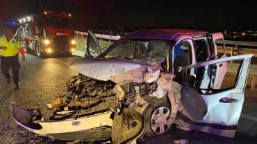 Malatya’da hafif ticari araç otomobille çarpıştı: 5 yaralı