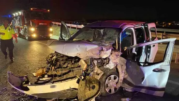 Malatya’da hafif ticari araç otomobille çarpıştı: 5 yaralı